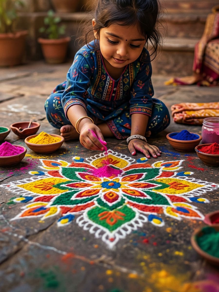 Cover of Colourful Rangoli