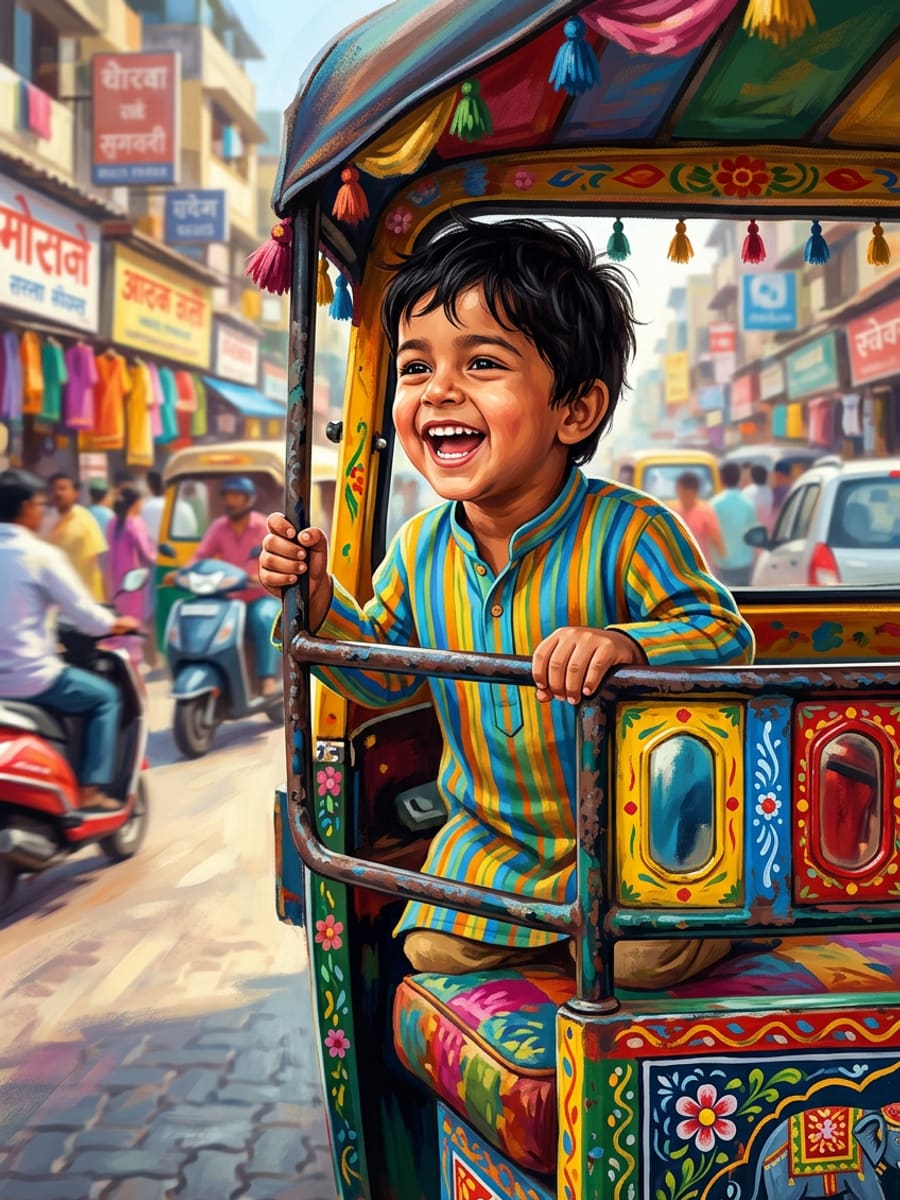 Cover of My Auto Rickshaw Ride