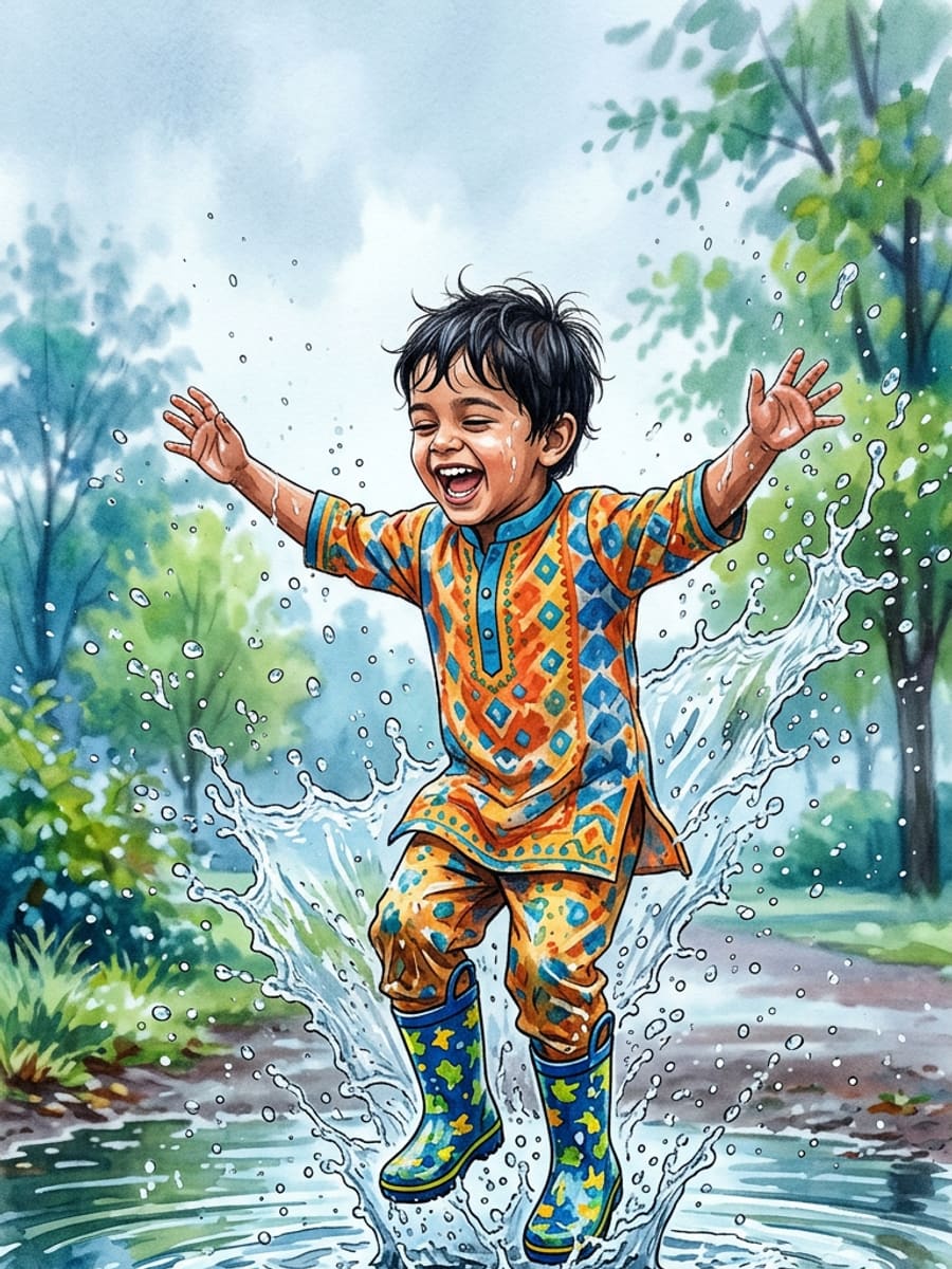 Cover of The Rainy Day Puddle