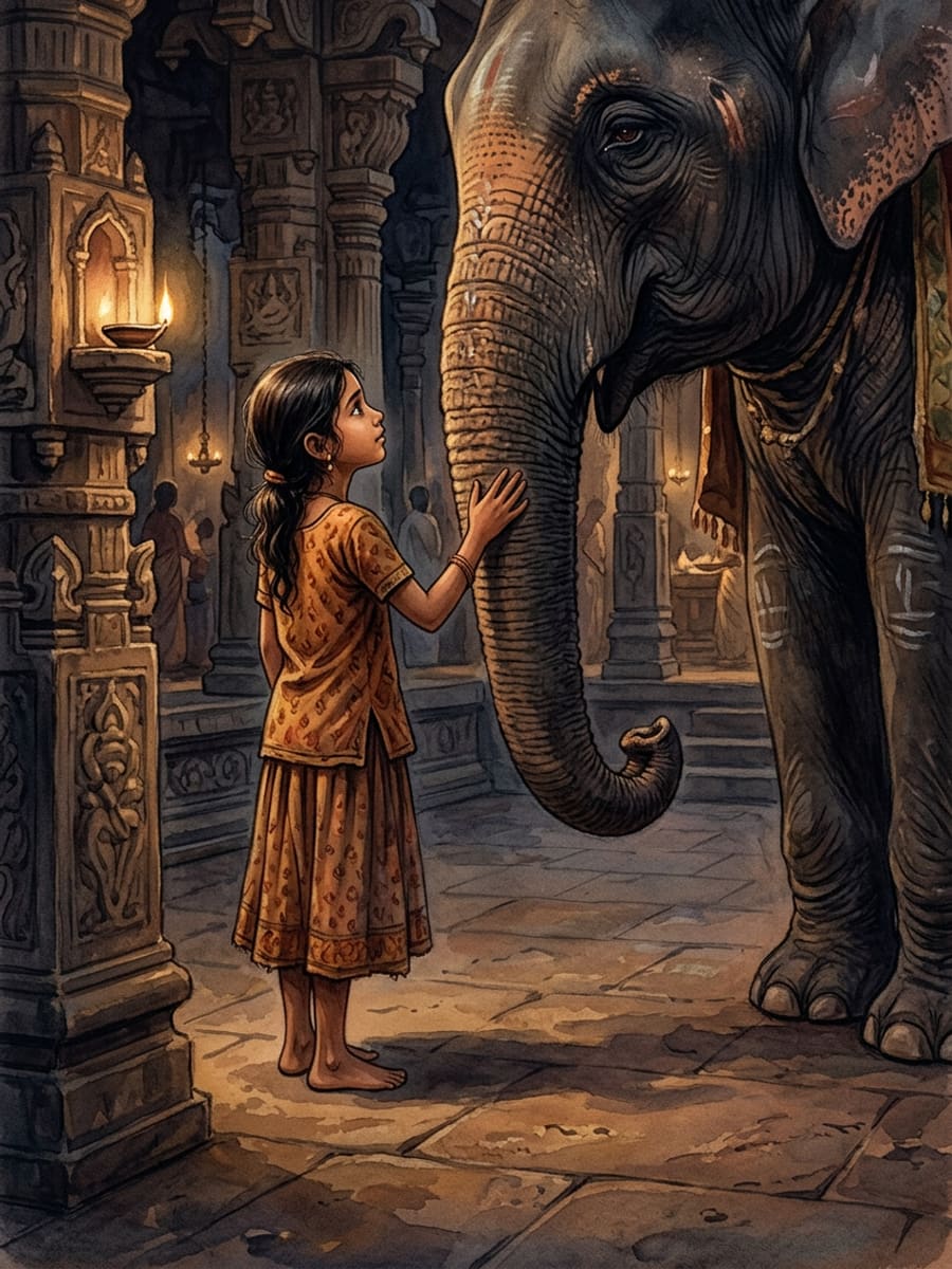 Cover of The Temple Elephant's Secret